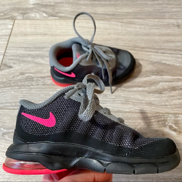 Nike Other - Nike Air Max Invigor 749577-006 Size 6C Sneaker Black Pink Grey